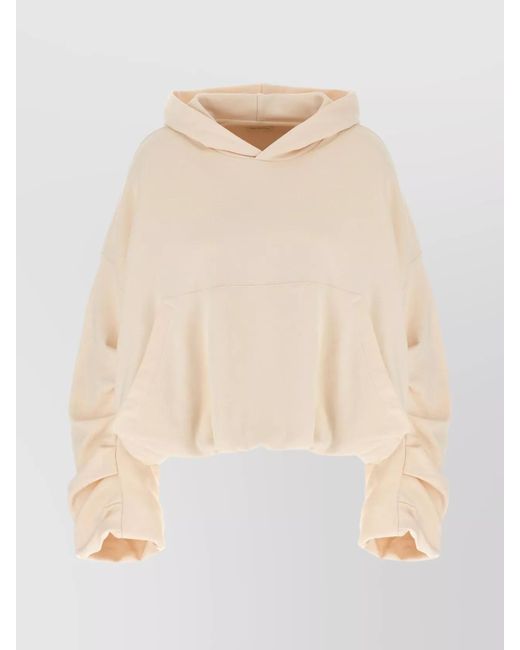 Dries Van Noten Natural 'Front Pocket Relaxed Fit Hoodie'