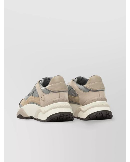 Philippe Model Multicolor Leather Low-Top Sneakers