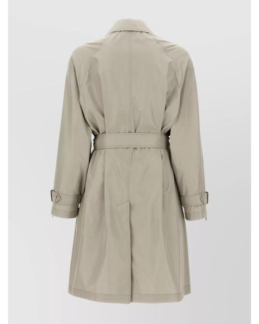 Burberry Natural Car Coat Silk for men