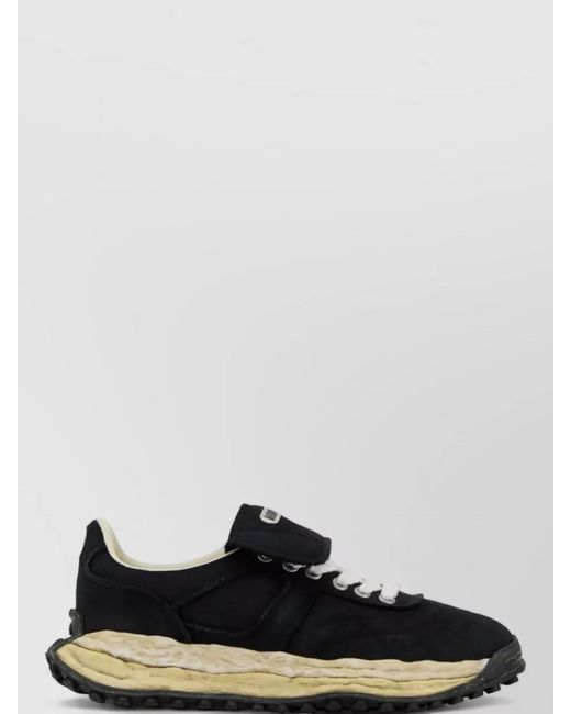 Maison Mihara Yasuhiro Black Fabric Low-Top Sneakers for men