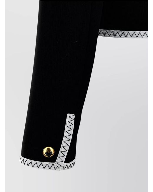 Moschino Black Cropped Jacket