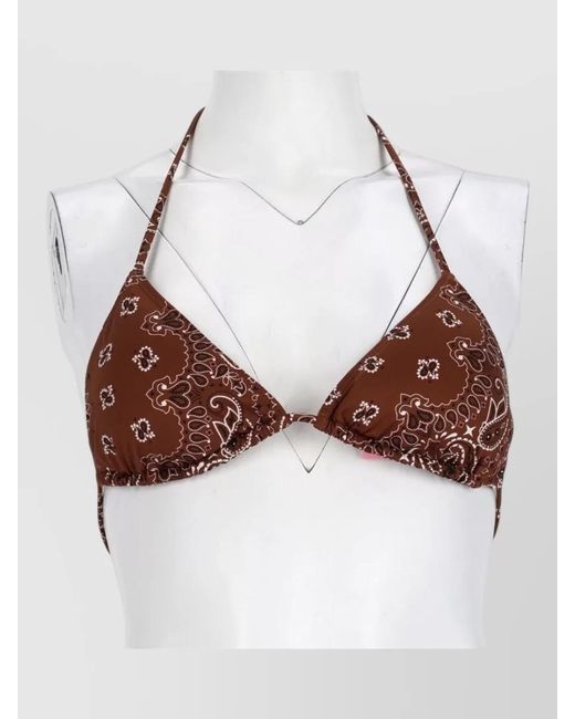 Mc2 Saint Barth Brown Bikini Top
