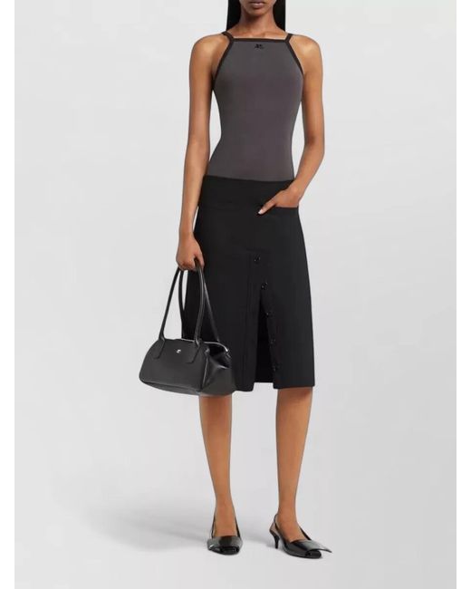 Courreges Gray Top