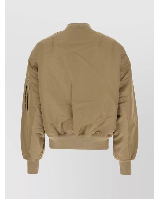 Entire studios Natural Nylon Padded Bomber Jacket for men
