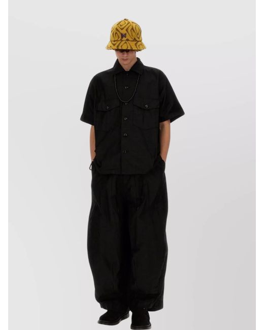 Needles Black Cotton Shirt for men