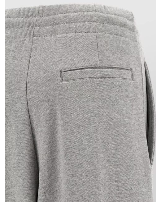 Dries Van Noten Gray Straight-Leg Trousers