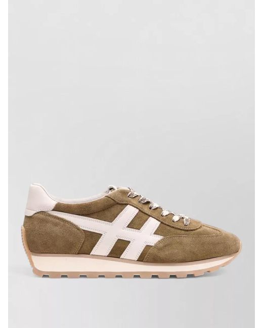 Hogan Natural Calfskin Low-Top Sneakers for men