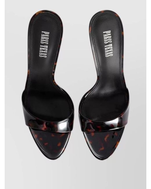 Paris Texas Multicolor Lidia Mule Tortoiseshell Patent Leather Stiletto