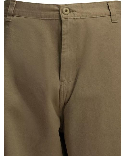 Carhartt Green Straight-Leg Chino Trousers for men
