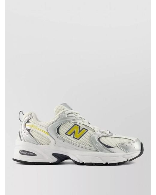 New Balance White Tier 3 Mesh Lifestyle Sneakers