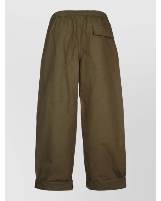 Acne Green Cargo Shorts for men