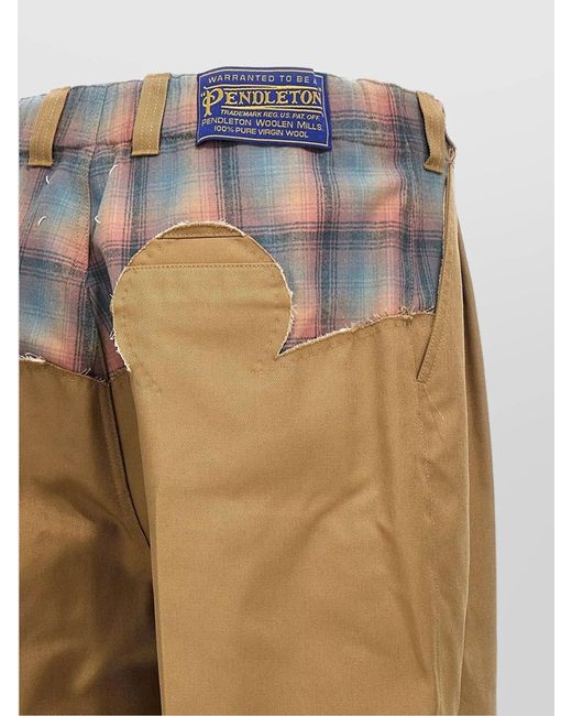 Maison Margiela Natural Regular-Fit Straight-Leg Trousers for men