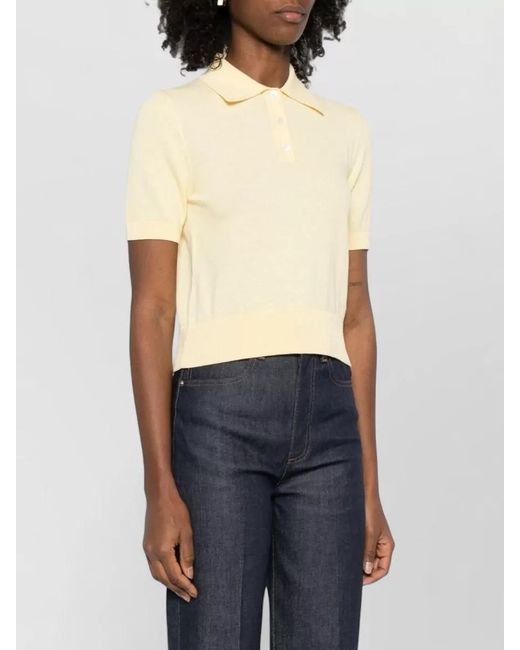 A.P.C. Natural Cotton Short-Sleeve Polo Shirt
