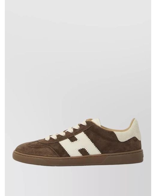 Hogan Multicolor Cool Suede Sneakers Leather Detail