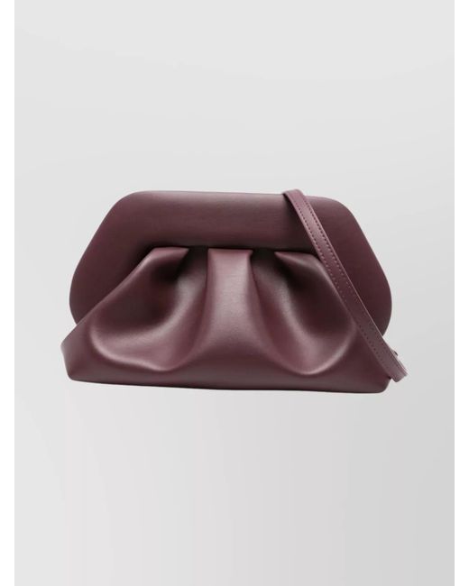 THEMOIRÈ Purple Vegan Fabric Crossbody And Satchel Bag