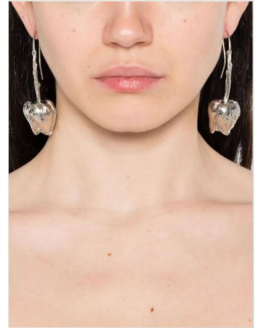 Marni White Earrings