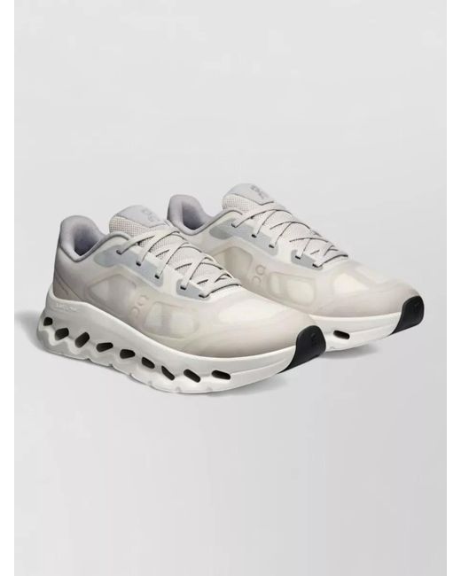 On Shoes Multicolor Cloudtilt Lace Up Running Shoes Silhouette