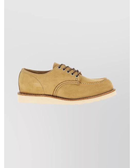 Red Wing Natural Leather Lace-Up Shoes for men