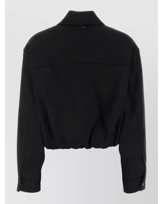 Michael Kors Black Single-Breasted Coat