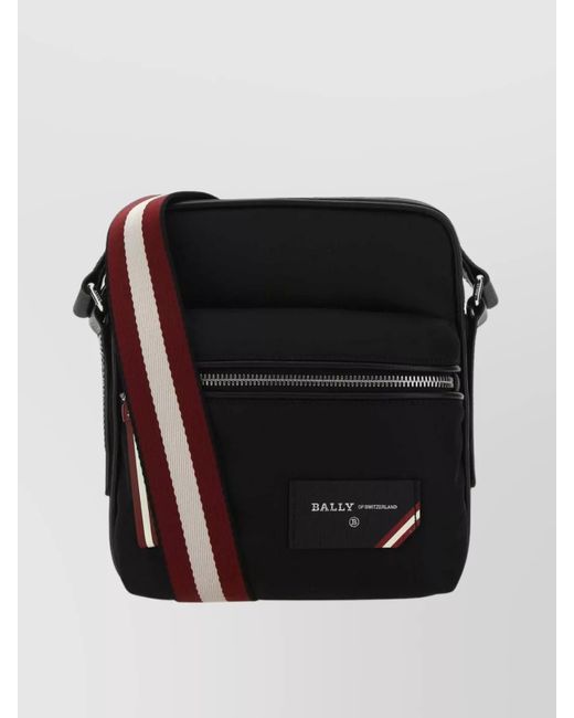 Bally Black Nylon Faara Shoulder Bag for men