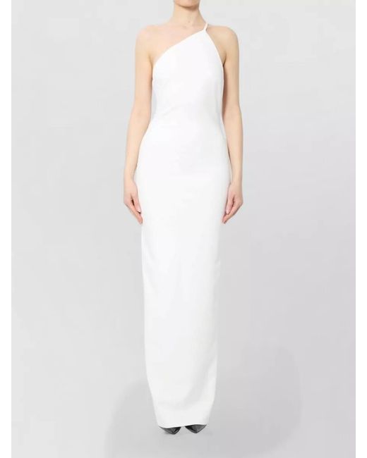 Solace London White One-Shoulder Maxi Dress