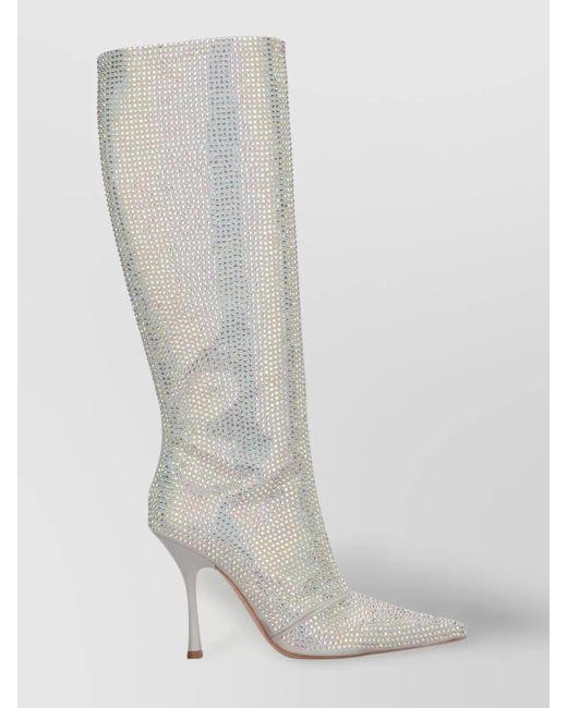 Liu Jo White Heeled Ankle Boots