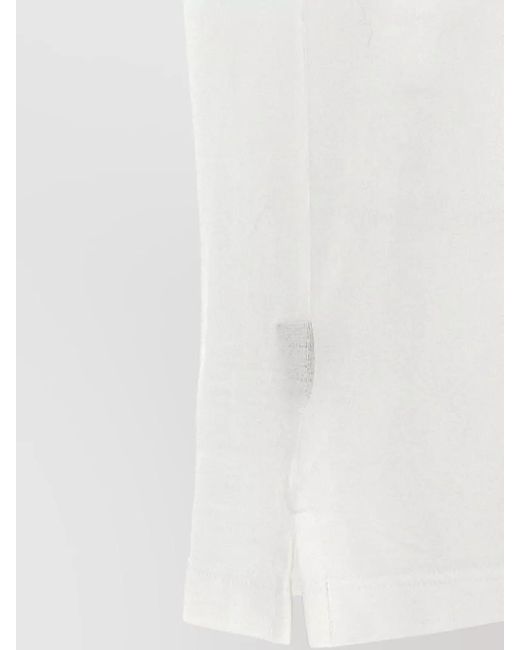 Zanone White Fine Cotton Crew Neck Short Sleeve Top for men