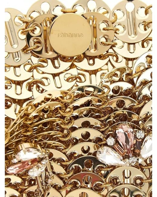Rabanne White 1969 Chain Mail Crystal Clutch Bag