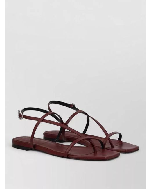 Aeyde Multicolor Leather Thong Sandals