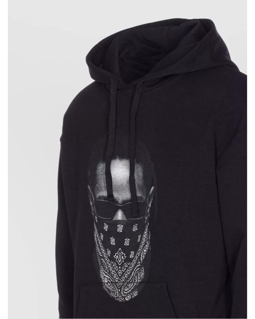 Ih Nom Uh Nit Blue Cotton Printed Hoodie for men