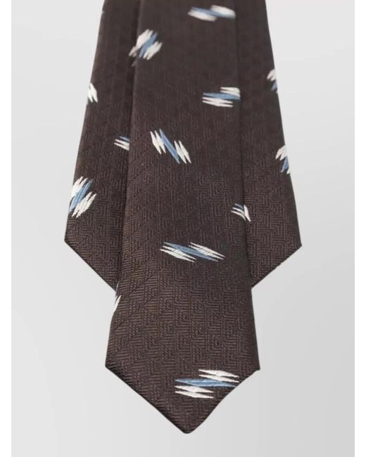 Paul Smith White Silk Tie for men
