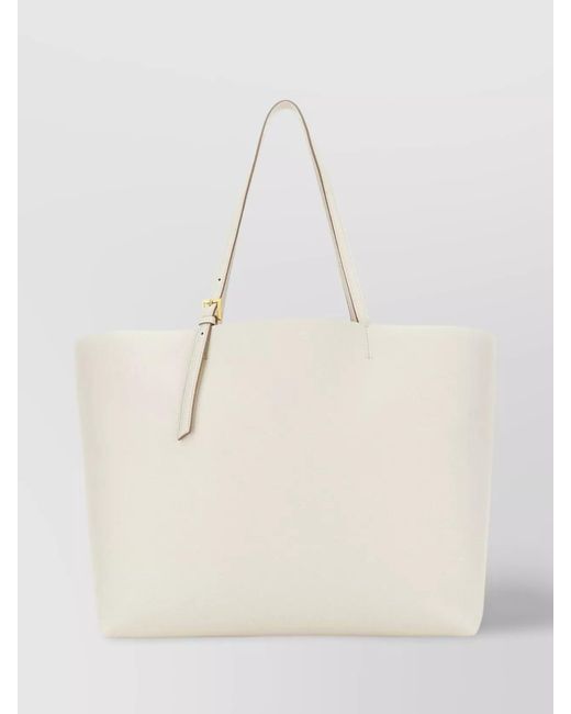 MCM Natural Himmel Large Leather Tote Bag