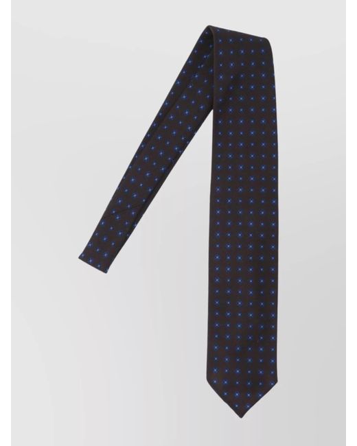 Cesare Attolini Blue Wool Tie for men