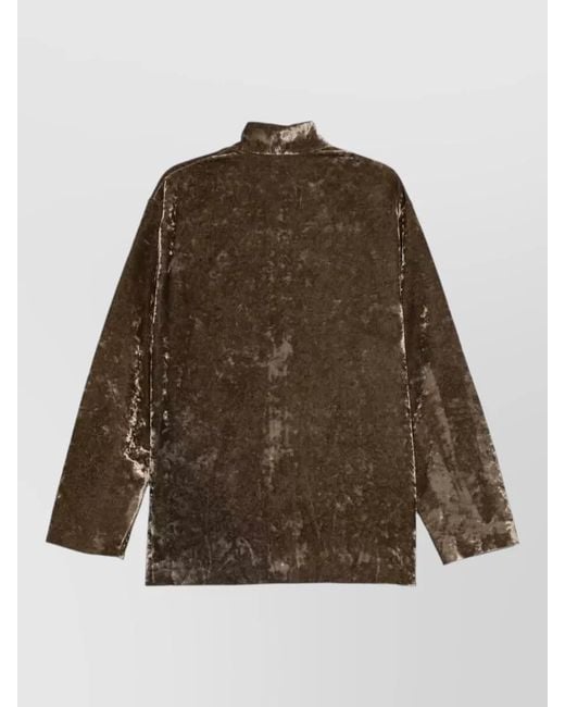 Uma Wang Brown Velvet Jacket for men