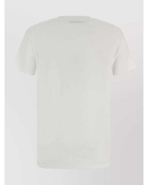Max Mara White Cotton Monogram-Print Papaia T-Shirt