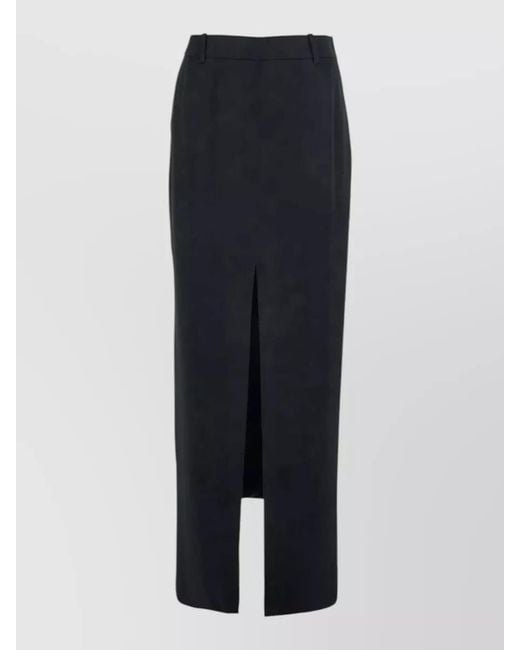 Tom Ford Blue High-Rise Maxi Skirt