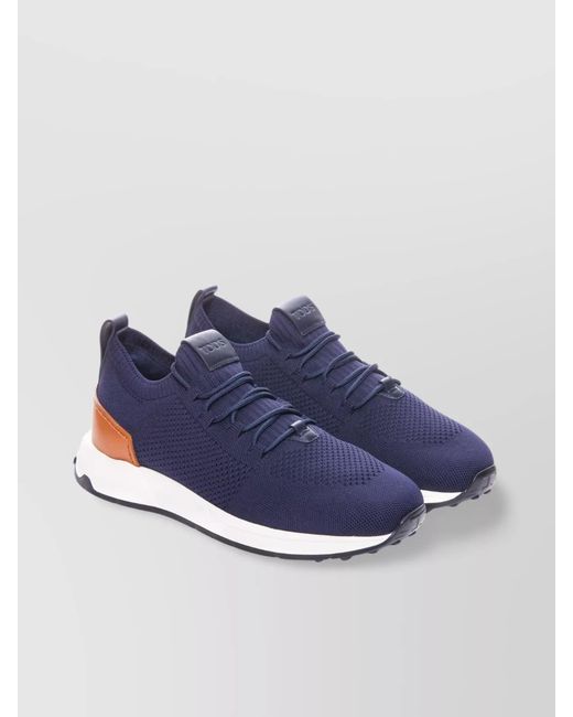 Tod's Blue Sock Low-Top Sneakers for men