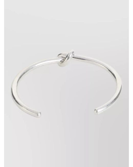 Céline Multicolor Open Cuff Bracelet Knot Detail Curved Design for men