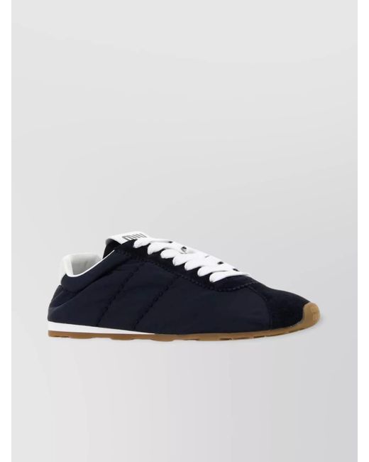 Miu Miu Blue Low-Top Sneakers