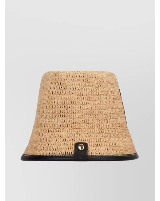 Jacquemus Natural Raffia Bucket Hat