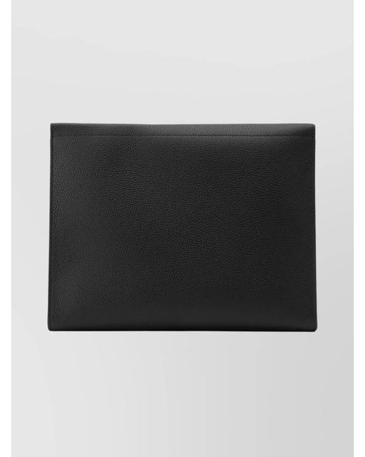 Burberry Black Leather Clutch Bag for men