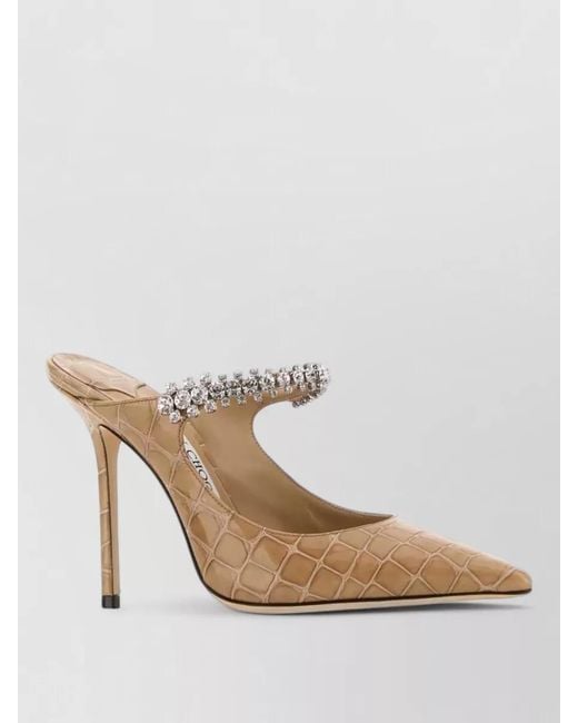 Jimmy Choo Multicolor Lace Up Stiletto Heel Pointed Toe Sandals