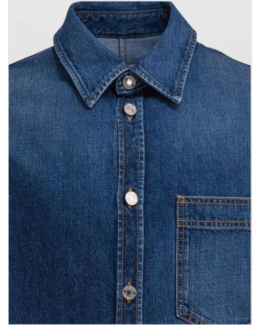 Givenchy Blue Denim Overshirt for men