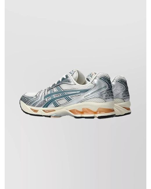Asics Metallic Synthetic Leather Low-Top Sneakers
