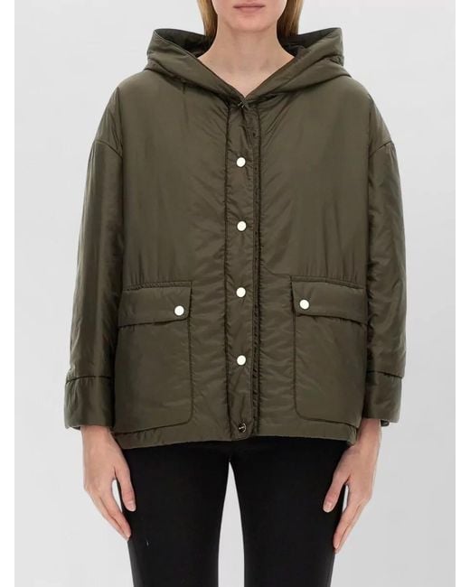 Max Mara Multicolor Quilted Puffer Jacket