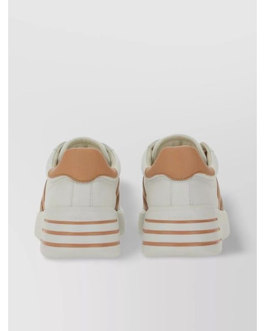 Hogan Multicolor Leather Low-Top Sneakers