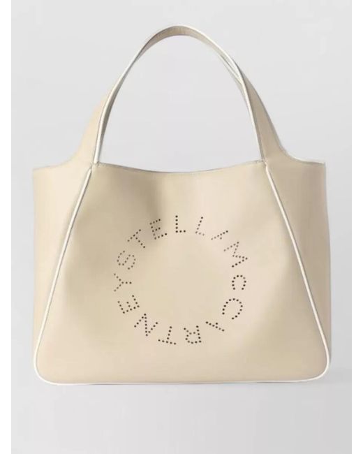 Stella McCartney Natural Logo Tote Shoulder Bag Eco Alter