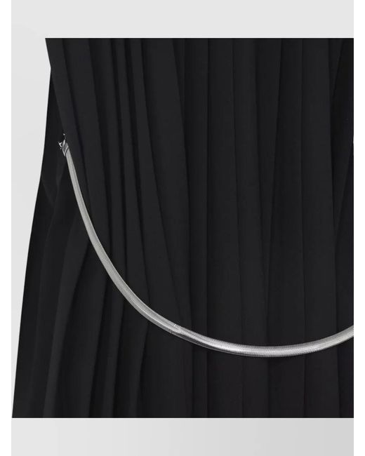 Sportmax Black Virgin Wool Double-Breasted Gilet