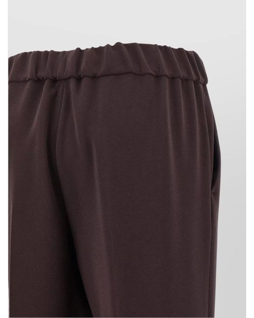Alberto Biani Brown Straight Trousers