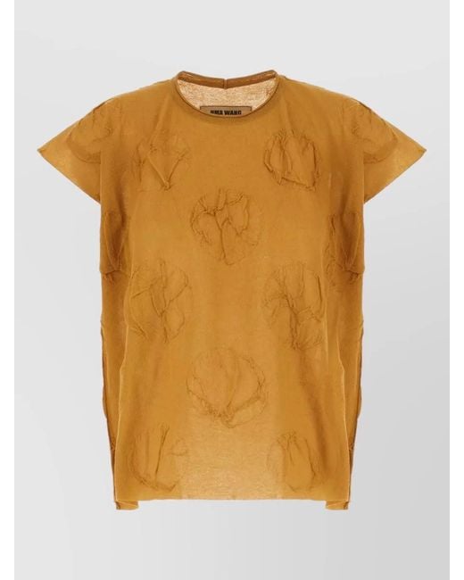 Uma Wang Yellow Short-Sleeve T-Shirt